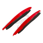 Cover abs flap paraspruzzi posteriori 595 abarth Rosso Accessorio