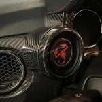 Cover carbonio alloggiamento manometro turbo 500 Accessorio