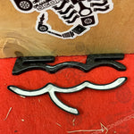 cover carbonio badge 500 plancia Abarth Accessorio