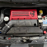 Cover carbonio catalizzatore 500 abarth - Accessorio