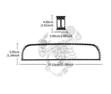 Cover carbonio radio cruscotto 500 abarth pre restyling Accessorio