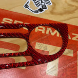 Cover carbonio radio cruscotto 500 abarth pre restyling Accessorio