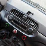 Cover carbonio radio cruscotto 500 abarth pre restyling Accessorio