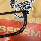 Cover carbonio radio cruscotto 500 abarth pre restyling Accessorio