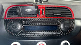 Cover carbonio radio cruscotto 500 abarth pre restyling Accessorio