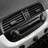 Cover carbonio radio cruscotto 500 abarth pre restyling Bocchette resinato / Classico Accessorio