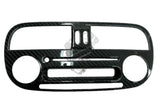 Cover carbonio radio cruscotto 500 abarth pre restyling completo rigido / Classico Accessorio