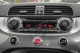 Cover carbonio radio cruscotto 500 abarth pre restyling Radio resinato / Classico Accessorio