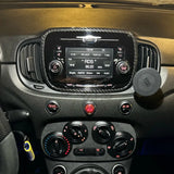 Cover carbonio radio navigatore 500 Abarth Cornice / 5’’ / Nero classico Accessorio