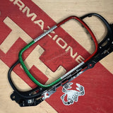 Cover carbonio radio navigatore 500 Abarth Cornice / 7’’ / Tricolore Accessorio