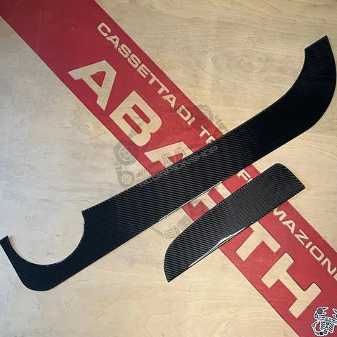 Cover carbonio resinato pannello porta 500 Accessorio