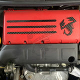 Cover carbonio scatola filtro 500 Abarth Accessorio