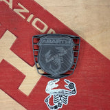 Cover carbonio stemma Abarth - Anteriore - Accessorio