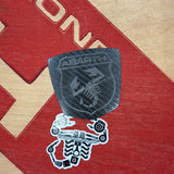 Cover carbonio stemma Abarth - Posteriore - Accessorio