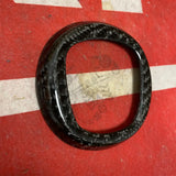 Cover carbonio stemma Grande Punto Abarth - Accessorio