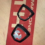 Cover carbonio stemmi 124 Abarth Accessorio