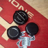 Cover carbonio tappi motore 500 Accessorio