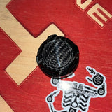 Cover carbonio tappi motore 500 acqua / nero Accessorio