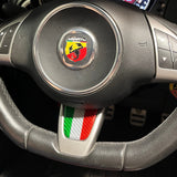 500 Abarth steering wheel carbon insert