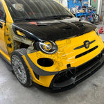Flap canards paraurti 500 Abarth Grandi / Carbonio Accessorio