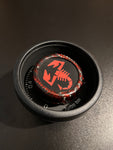 Carbon ring + 500 Abarth turbo pressure gauge glass