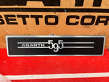 Official Abarth license plate covers