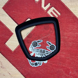 kit cover modanature abs 500 abarth/ Fiat Abarth / Nero opaco / logo posteriore Accessorio