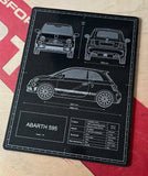 Poster Abarth 595 carbonlook Gadget