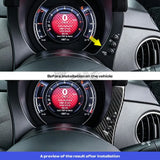 [Preorder] Cover carbonio cornice tft 595 Abarth - Accessorio