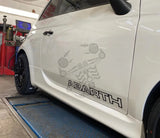 Scritte Abarth sottoporta Accessorio