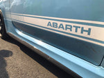 Fiberglass miniskirt extension 500/595 Abarth
