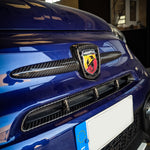 500 Abarth bumper carbon front grille