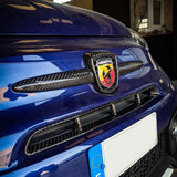 500 Abarth bumper carbon front grille