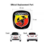 Adesivo 3D Logo Scudetto Ufficiale per Fiat 500 Abarth