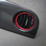 500 Abarth air vent ring cover in carbon