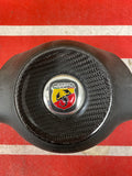 Cover carbonio airbag volante Fiat-Abarth 500