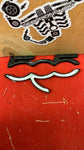 cover carbonio badge 500 plancia Abarth