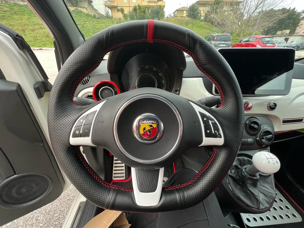 500 Abarth pre restyling steering wheel lining – ScorpionShop