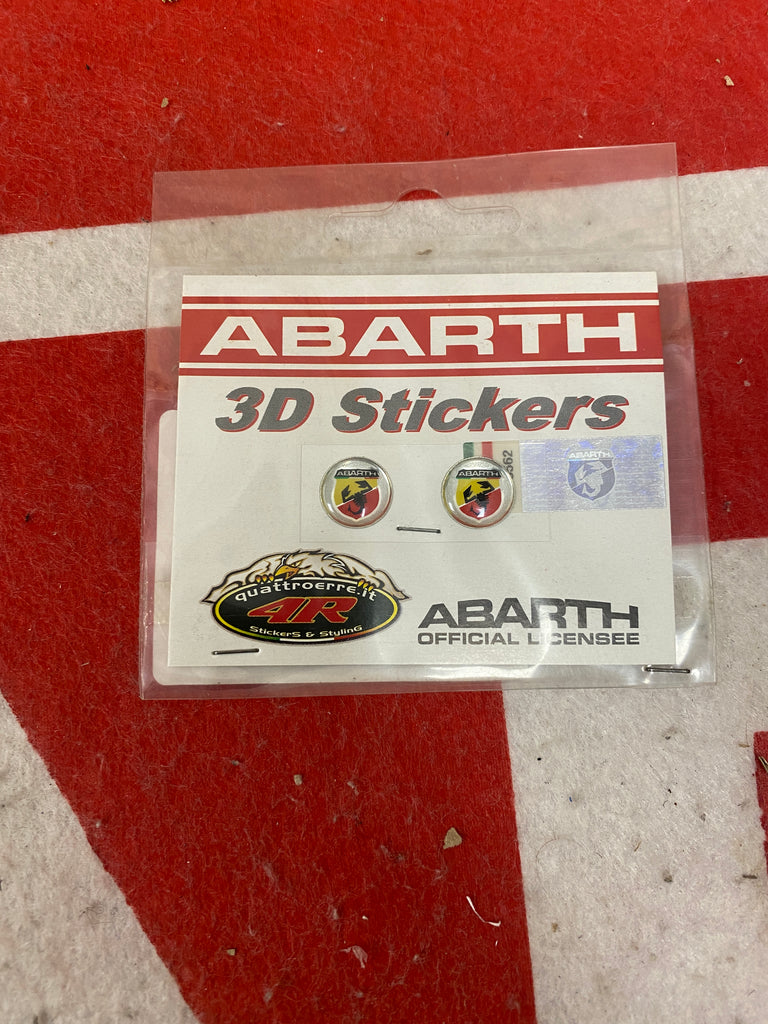 Adesivi 3D logo Abarth – ScorpionShop