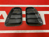 Internal carbon cover for 500 Abarth restyling headlights