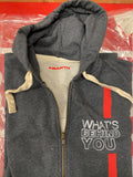 Felpa Abarth grigia "What's behind you"