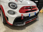 595 Abarth colored carbon front bumper insert