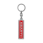 Abarth key ring with metal writing