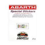 Transparent Abarth Scorpion Sticker 120 mm