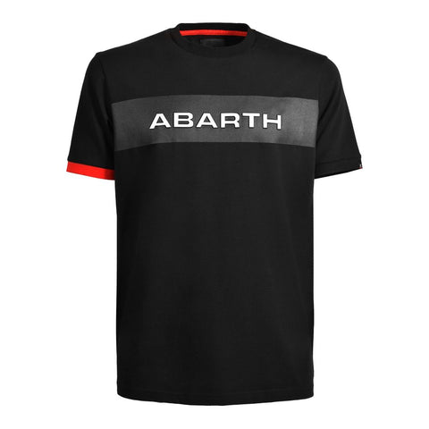 T-shirt Abarth logo bianco