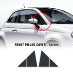 Fiat 500 and 500 Abarth Front Pillar Cover Stickers