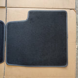 Abarth gray leather mats