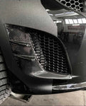 Carbon cover for 500 Abarth bumper grills