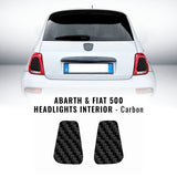 Adesivi Interno Fari Abarth e Fiat 500